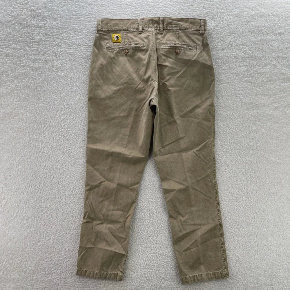 Duck Head O'Bryan Pant Mens 33x30 Beige Pima Cotton Chino Preppy Office Casual